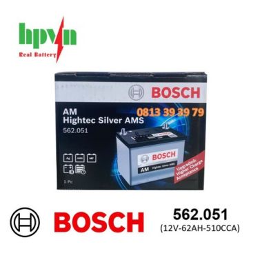 Ắc Quy Bosch Hightec AMS 562.051 (12V - 62AH)