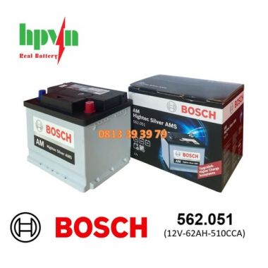 Ắc Quy Bosch Hightec AMS 562.051 (12V - 62AH)