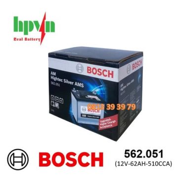 Ắc Quy Bosch Hightec AMS 562.051 (12V - 62AH)