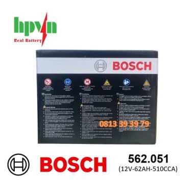 Ắc Quy Bosch Hightec AMS 562.051 (12V - 62AH)