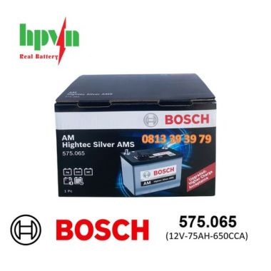  Ắc Quy Bosch Hightec AMS 575.065 (12V - 75Ah)