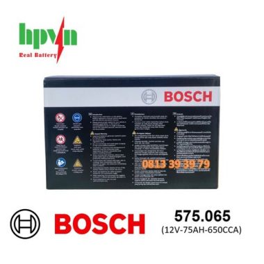  Ắc Quy Bosch Hightec AMS 575.065 (12V - 75Ah)