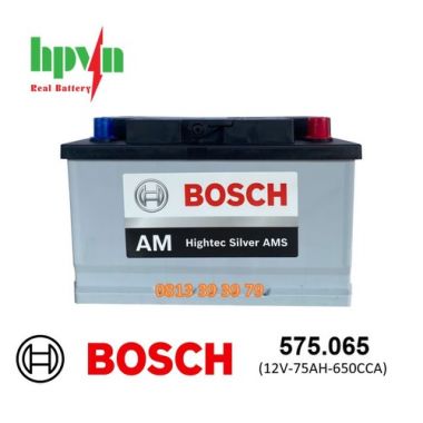  Ắc Quy Bosch Hightec AMS 575.065 (12V - 75Ah)