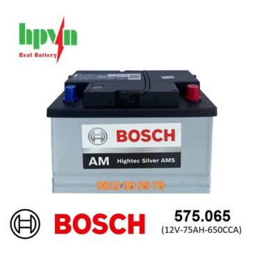  Ắc Quy Bosch Hightec AMS 575.065 (12V - 75Ah)