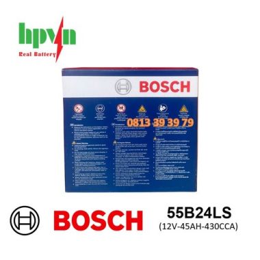 ẮC QUY BOSCH 55B24LS (12V-45AH)