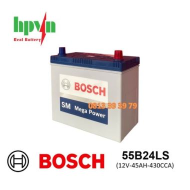 ẮC QUY BOSCH 55B24LS (12V-45AH)