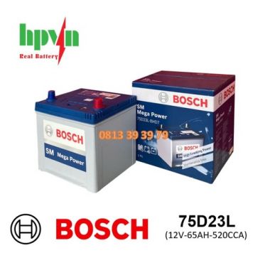 ẮC QUY BOSCH 75D23L (12V-65AH)