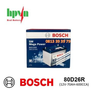 ẮC QUY BOSCH 80D26R (12V-70AH)
