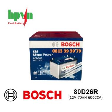 ẮC QUY BOSCH 80D26R (12V-70AH)