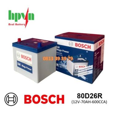 ẮC QUY BOSCH 80D26R (12V-70AH)