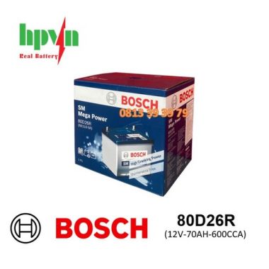 ẮC QUY BOSCH 80D26R (12V-70AH)