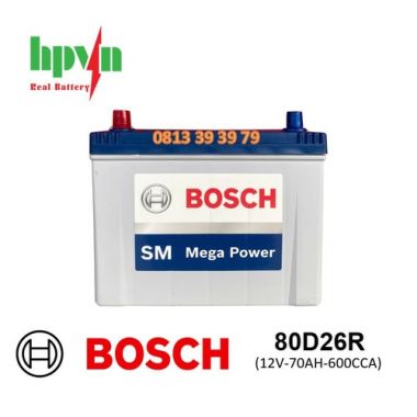 ẮC QUY BOSCH 80D26R (12V-70AH)