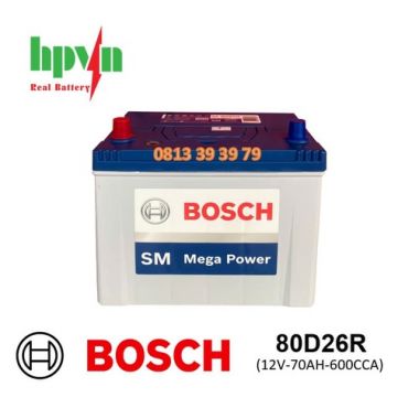 ẮC QUY BOSCH 80D26R (12V-70AH)