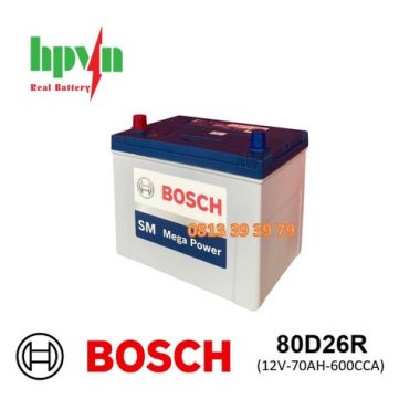 ẮC QUY BOSCH 80D26R (12V-70AH)
