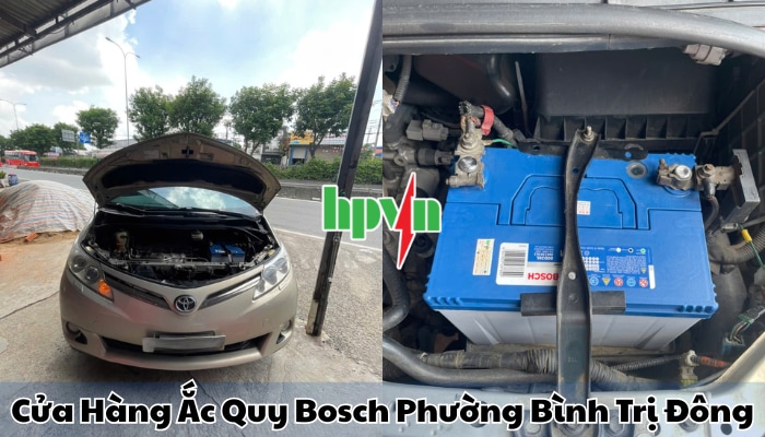 Cửa h&agrave;ng ắc quy Bosch phường B&igrave;nh Trị Đ&ocirc;ng ch&iacute;nh h&atilde;ng