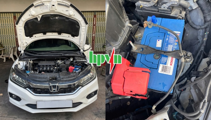 Thay b&igrave;nh ắc quy Bosch phường Hạnh Th&ocirc;ng tận nơi