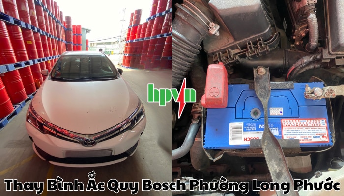 Cửa h&agrave;ng ắc quy Bosch phường Long Phước
