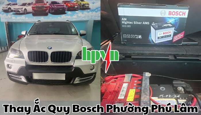 Cửa h&agrave;ng ắc quy Bosch phường Ph&uacute; L&acirc;m
