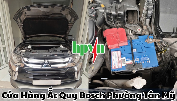 Cửa h&agrave;ng ắc quy Bosch phường T&acirc;n Mỹ