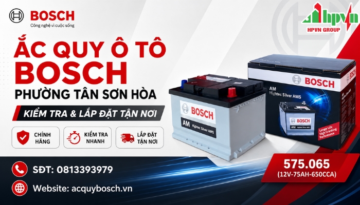 Cam Kết Khi Mua Ắc Quy Bosch Phường T&acirc;n Sơn H&ograve;a