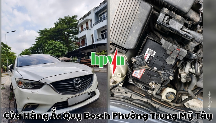 Cửa H&agrave;ng Ắc Quy Bosch Phường Trung Mỹ T&acirc;y