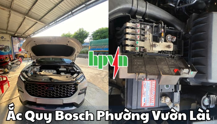 Thay b&igrave;nh ắc quy Bosch phường Vườn L&agrave;i