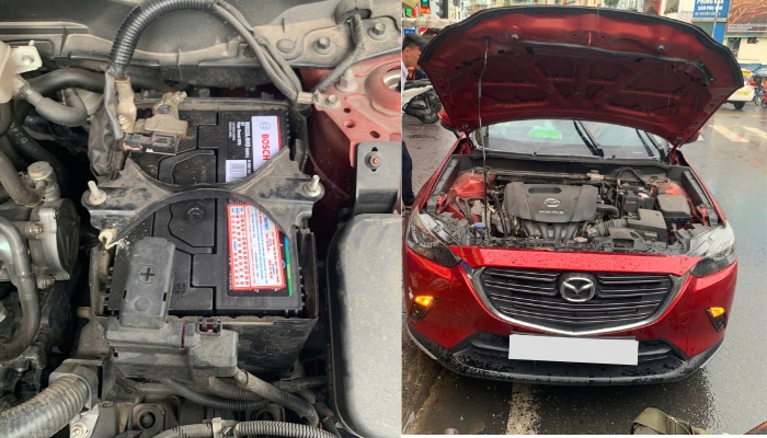 Bình ắc quy Bosch Q85 xe Mazda CX-3