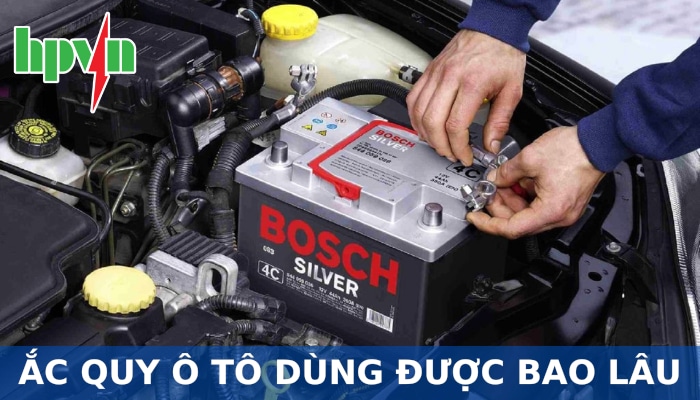 Ắc quy ô tô dùng được bao lâu