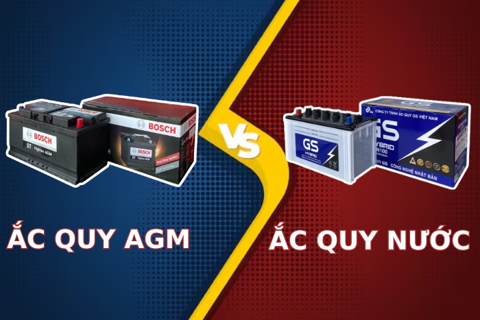 Ắc Quy AGM Là Gì? So Sánh Ắc Quy AGM Và Ắc Quy Nước? Nên Chọn Loại Nào?