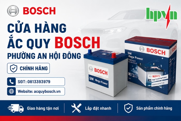 Cửa Hàng Ắc Quy Bosch Chính Hãng Phường An Hội Đông