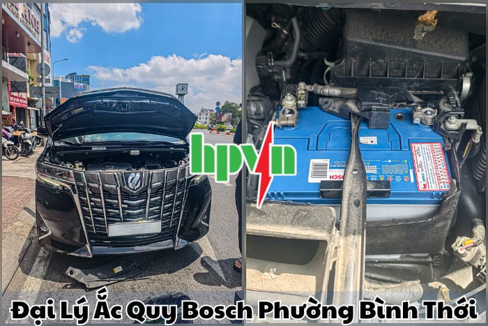 Đại Lý Ắc Quy Bosch Phường Bình Thới Chính Hãng, Date Mới 100%