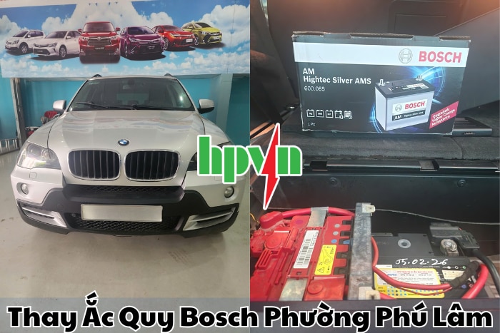 Đại Lý Ắc Quy Bosch Phường Phú Lâm Chính Hãng, Date Mới 100%