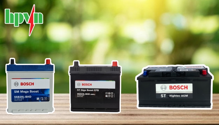 Các dòng sản phẩm ắc quy Bosch