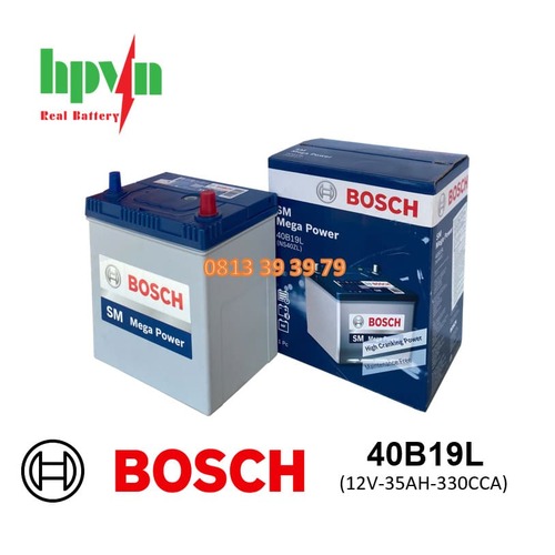 ẮC QUY BOSCH 40B19L (12V-35AH)