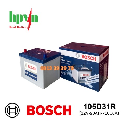 ẮC QUY BOSCH 105D31R (12V-90AH)