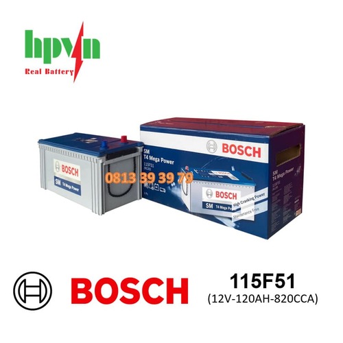 ẮC QUY BOSCH 115F51(12V-120AH)