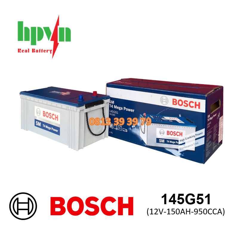 ẮC QUY BOSCH 145G51 (12V-150AH)