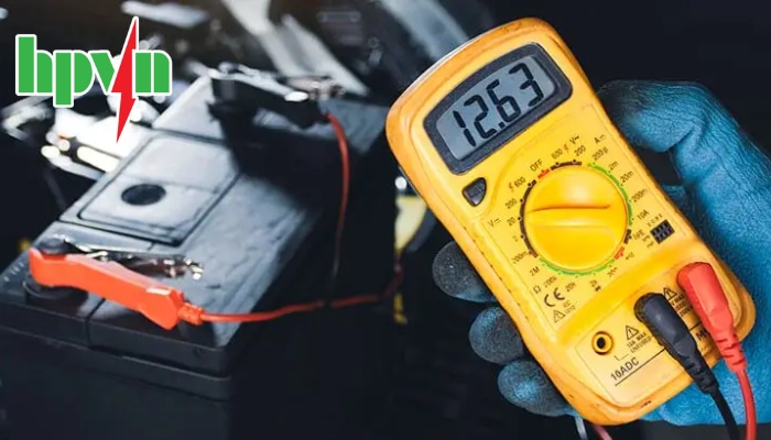 Sử dụng đồng hồ đa năng điện tử để kiểm tra